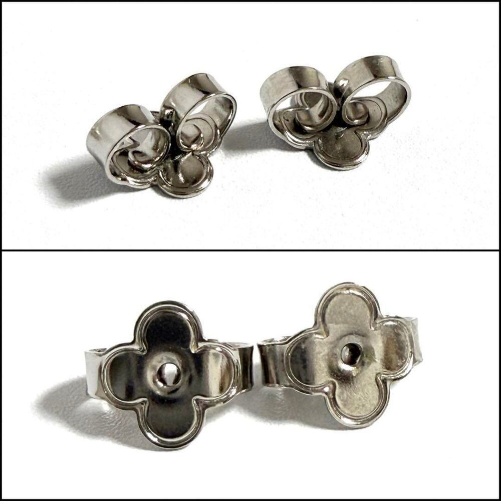 LOUIS VUITTON Silver Earrings - Picture 6 of 10